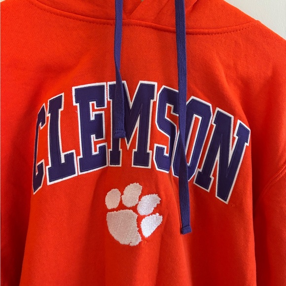 Clemson Orange and Purple Hoodie Men's Size Medium - Picture 2 of 6